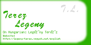 terez legeny business card